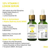 Vitamin C Lemon Combo: Facewash & Serum with Sodium Ascorbyl Phosphate, Vitamin E & AHA for Radiant, Firm, Acne-Free Skin - Keya Seth Aromatherapy