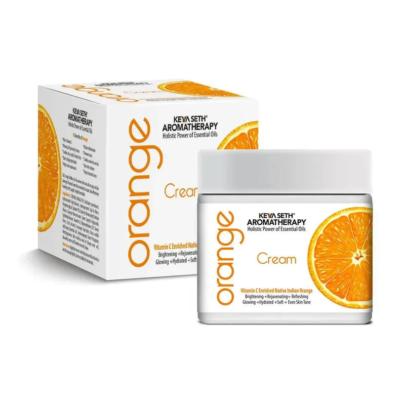 Skin Defence Orange Cream- Light Moisturizing, Quick Absorbing, Skin Repairs & Rejuvenation Enriched with Pure Orange Essential Oil and Vitamin C