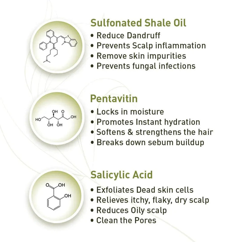 स्कैल्प केयर डैंड्रफ रिमूवल किट सैलिसिलिक एसिड, टी ट्री और यूकेलिप्टस ऑयल के साथ - डैंड्रफ और पपड़ी को कम करता है, खुजली और तैलीय स्कैल्प को शांत करता है 