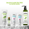 Complete Acne Solution Kit: 2% Salicylic Acid Tea Tree Oil Facewash & Serum with BHA, Terpineol, Ichthyol Pale, Hyaluronic Acid, and Vitamin E for Acne, Pores, and Blemish Control