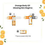 Orange Body Oil, Vitamin C Enriched, Brightening, Rejuvenating & Refreshing