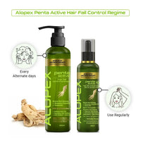 Alopex Penta Active New Hair Growth & Hair Fall Control Treatment Kit, Clinically Proven Results, DHT Blocker,Enriched with Korean Red Ginseng, Biotin & Vitamin E, For Men & Women