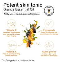 Orange Hydrating Toner, Vitamin C Enriched, Brightening, Rejuvenating, Refreshing, Soothing & Detox for All Skin Types, Orange Essential Oil - Keya Seth Aromatherapy