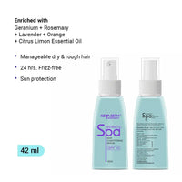 Aromatic Spa Hair Conditioning Serum SPF 15-for Dry, Rough Hair-24-Hour Frizz-free Sun Protection & Manageable Hair with Pure Essential Oil & Geranium