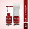 Crimson + Mint Green Long Wear Nail Enamel Enriched with Vitamin E & Argan Oil - Keya Seth Aromatherapy