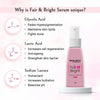 Fair & Bright Serum + Day Cream + Night Cream Overnight Repair & Fairness Treatment kit, Fairness Treatment, Skin Care, Keya Seth Aromatherapy