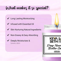 Lab Fresh Deep Nourishing Butter Candle - Upto 30 Enriched with Jojoba & Neroli Oil, Prevents Stretch Marks, Fine Lines, Wrinkles, Dry & Mature Skin - Keya Seth Aromatherapy