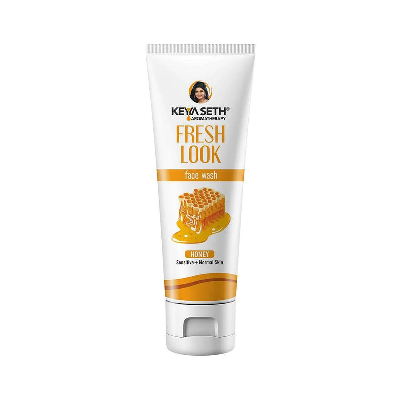 Fresh Look Honey Gel Face Wash – Refreshing Foaming Soothes Inflamed Skin Enriched with Honey & Pure Essential Oil – For All Skin Type, Face wash, Facial Cleansers, Keya Seth Aromatherapy