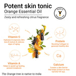 Orange Body Oil, Vitamin C Enriched, Brightening, Rejuvenating & Refreshing