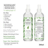 Rosemary Water Spray Mist Hair Growth & Skin Toner, Hydration,Anti Dandruff,Reduces Scalp Itching Rosemary Essential Oil