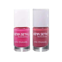 Soothing Pink + Lady Like Long Wear Nail Enamel Enriched with Vitamin E & Argan Oil, Nail Polish, Nail Care, Keya Seth Aromatherapy