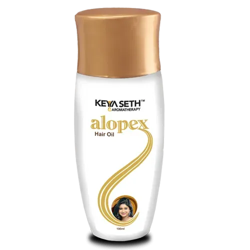 Alopex Hair Oil for Hair Nourishment || Enriched with Basil, Eucalyptus , Lemongrass, Rosemary & Lavender - Keya Seth Aromatherapy