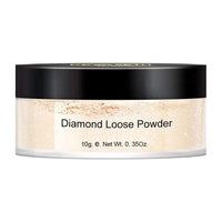 Diamond Loose Powder Natural Glow & Shimmer, Ultra- Fine Translucent, Feather Light Finishing Powder - Keya Seth Aromatherapy