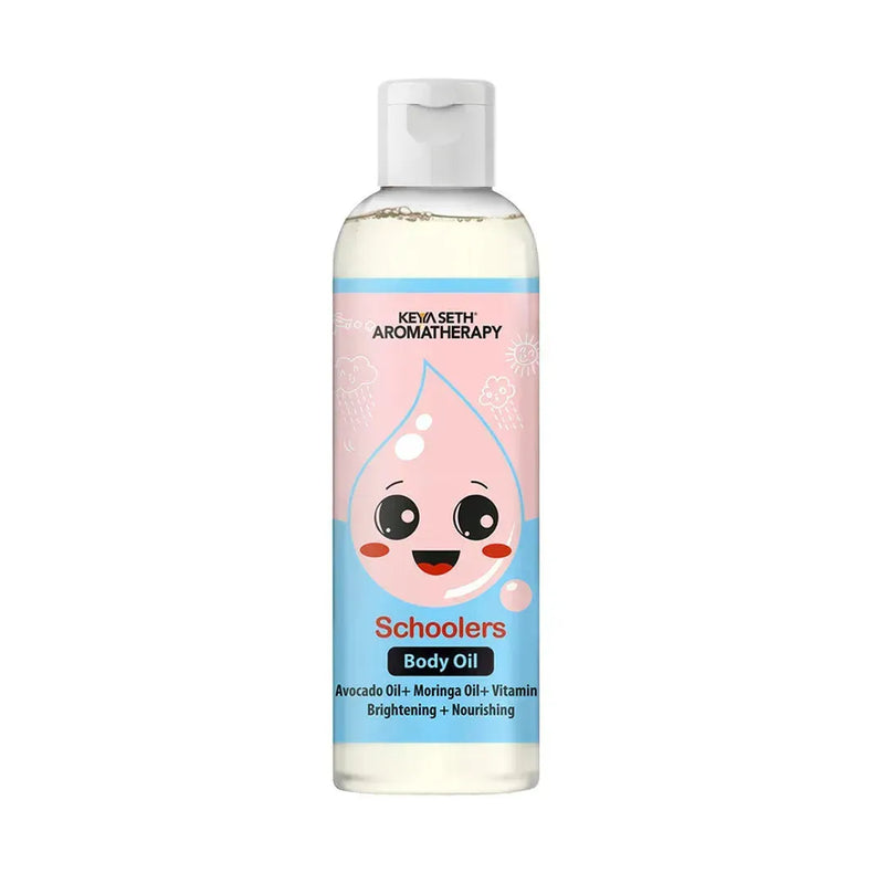 Schoolers Body Oil Ultra-Light Brightening & Nourishing Massage Oil I  Enriched with Avocado oil, Moringa Oil & Vitamin E