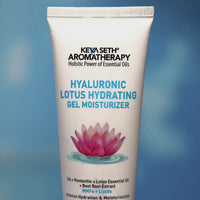 Hyaluronic Lotus Hydrating Gel Moisturizer, Pentavitin + Beet Root Extract, NMFs + Lipids, Intense Moisturization & Skin Barrier Repair - Keya Seth Aromatherapy