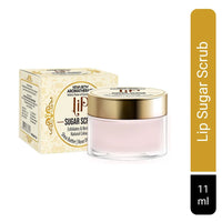 Lip Sugar Scrub with Shea Butter, Rose oil & Honey Gentle Exfoliation Hydration for Dark & Chapped Lips & Restore Natural colour for Men & Women 11ml - Keya Seth Aromatherapy