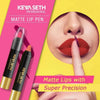 Bright Red Shade Matte Lip Pen - 01 - Keya Seth Aromatherapy