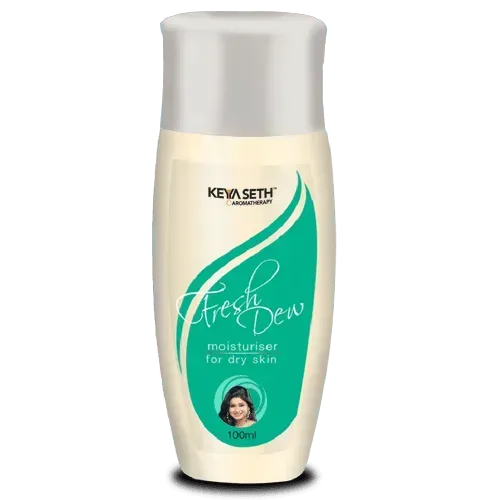 Fresh Dew Daily Face Moisturizer Quick Absorbing Non-Sticky, Flawless Skin Lotion for Dry Skin - Keya Seth Aromatherapy