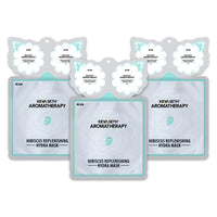 Free Hibiscus Replenishing Hydra 3-In-1 Facial Sheet Mask, Cleanser + Mask + Overnight Serum, Enriched with Hyaluronic Acid & Vitamin E - Keya Seth Aromatherapy