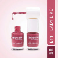 Lady Like Long Wear Nail Enamel Enriched with Vitamin E & Argan oil, Nail Polishes, Nail Polishes, Keya Seth Aromatherapy